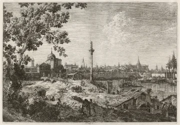 Denkbeeldig uitzicht op Padua, ca. 1735-1746