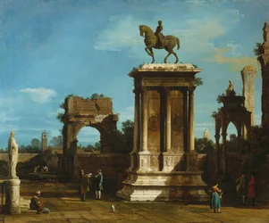 Het Colleoni-monument in een Caprice-omgeving