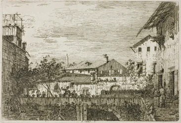 Het terras, uit Vedute