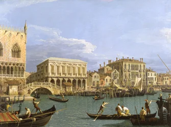 Uitzicht op de Riva degli Schiavoni, Venetië