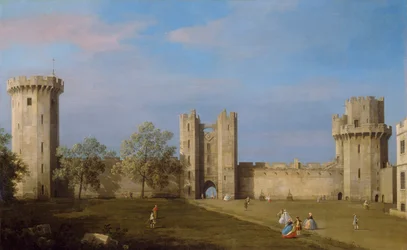 Warwick Castle, Oostelijke Voorkant vanaf de Buitenhof