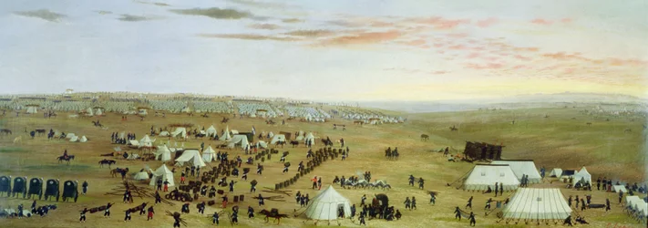Het kamp van Uruguaiana, Rio Grande, Brazilië