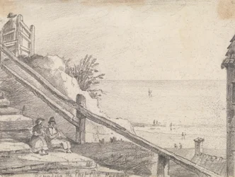 De oostelijke klif beklimmen, Hastings