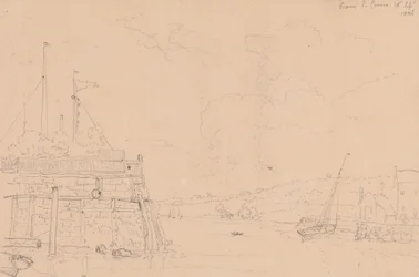 Vanuit East Cowes, 16 september 1826