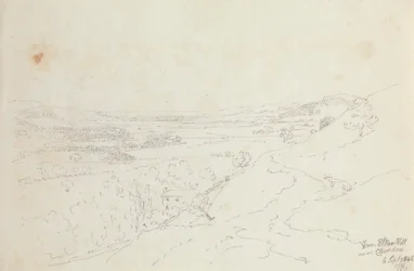 Vanaf Elton Hill bij Clevedon, 6 September 1845