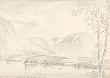 Deel van Mellbreak over Crummock Lake, 1 augustus 1835
