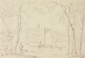 West Cowes, Vanuit het Oosten