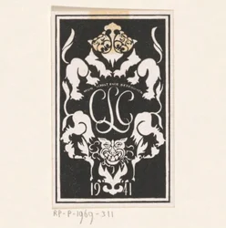 Ex libris van Carel Lion Cachet