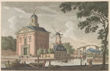 Engelse kerk te Rotterdam, ca. 1790