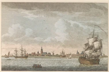 Gezicht op Hoorn, ca. 1790