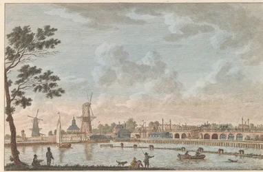 Gezicht op de Hogesluis, ca. 1790