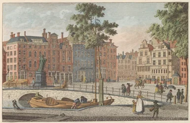 Grote Markt te Rotterdam, ca. 1790