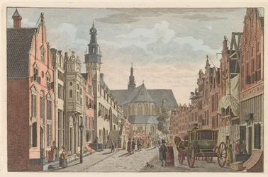 Langestraat te Alkmaar, ca. 1790