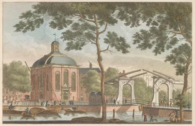 Lutherse kerk te Rotterdam, ca. 1790