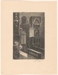 Kerkinterieur in Venetië