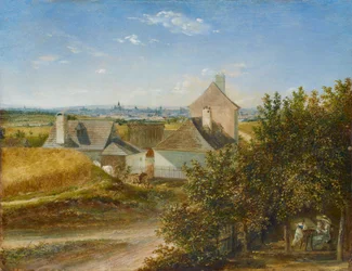 Uitzicht op Wenen vanuit Grinzing