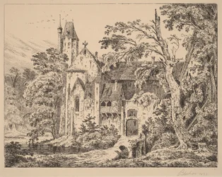 Het klooster in het bos