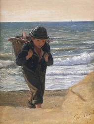Een vissersjongen