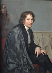 Portret van de beeldhouwer Bertel Thorvaldsen 1770-1844