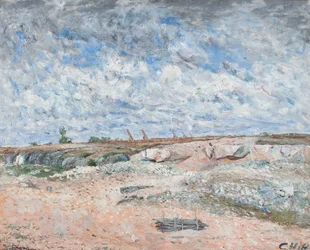 Landschap met Drijvende Wolken