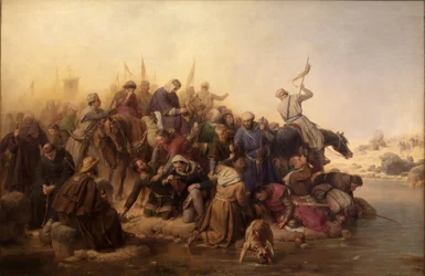 De kruisvaarders in de woestijn