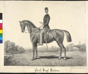 Ruiterportret Carl graaf Gruenne