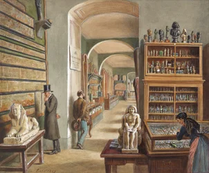 Het tweede kabinet van de Egyptische collectie
