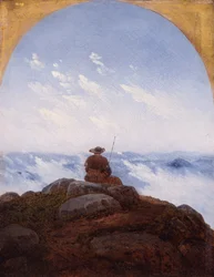 Wandelaar op de bergtop, 1818