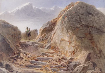 Aan de voet van de Watzmann, Beierse Hooglanden, 1857