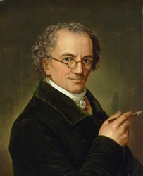 De kunstenaar Friedrich Carl Groger (1766-1838) 1828
