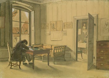 Erwin Speckter in zijn Huis in München