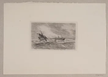 Storm in de Noordzee. Arcturus krijgt een loods