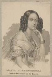 Maria Aleksandrovna (geboren als Maximiliane Wilhelmine Marie van Hessen-Darmstadt, 1824 Darmstadt - 1880 Sint-Petersburg) - jongste dochter van Lodewijk II van Hessen en Wilhelmine van Baden, prinses van Hessen, keizerin van Rusland als echtgenote van