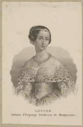 Maria Ludwika Ferdynanda van Spanje (eigenlijk María Luísa Fernanda de Borbón, 1832 Madrid - 1897 Sevilla) - infante van Spanje en hertogin van Montpensier