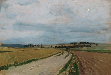Sfeerstudie avond, Michelhausen (Plankenberg)