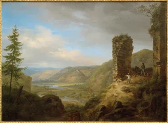 C. Morgenstern, Uitzicht vanaf de ruïne van kasteel Böckelheim