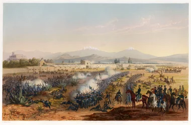 Molino del Rey - aanval op de Molino, pub. 1851