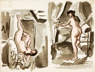 Twee vrouwelijke naakten