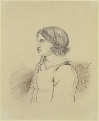 Portret van een onbekende student uit de kring van het “Teutsche Lesegesellschaft” in Heidelberg, 1816