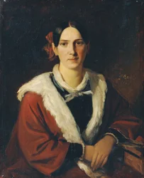Luise von Schwind, de vrouw van de schilder Moritz von Schwind