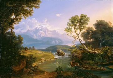 Hertenjacht bij de Hintersee nabij Berchtesgaden