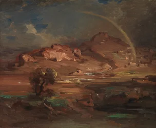 De begraafplaats van Pronoia bij Nauplia, ca. 1841-47