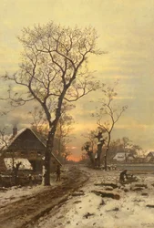 Terug naar Huis op een Winteravond