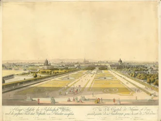 Wenen vanaf het Belvedere