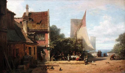Oude herberg aan de Starnberger See
