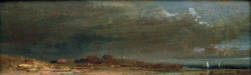 Landschap aan het meer – Chiemseelandschap