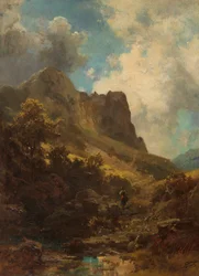 Vallei Canyon met een Melkmeisje