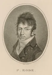 Portret van de componist Pierre Jacques Joseph Rode 1774-1830, 1813