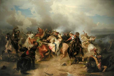 Zweeds: Dood van Gustav II Adolf in de Slag bij Lützen Slag bij Lützen (1632)
