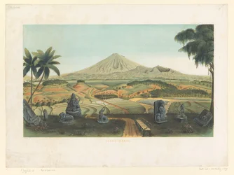Vulkaan Sumbing te Java